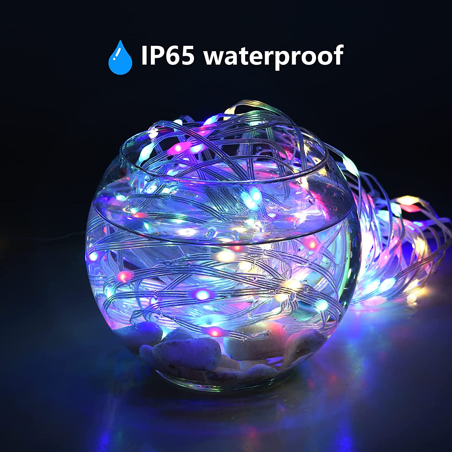 Outdoor Solar String Lights, 164ft 500 Led Solar Powered Fairy Lights With 8 Modes Waterproof Decoration Copper Wire Lights For Patio Yard Trees Christmas Wedding Party