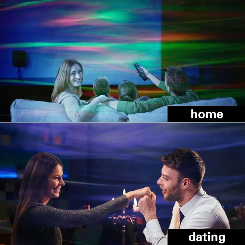 💥ON SALE💥Ocean Wave & 3D Water Ripple Projector Light, USB Rechargeable 16 Colors LED Projector Lamp with Remote Control