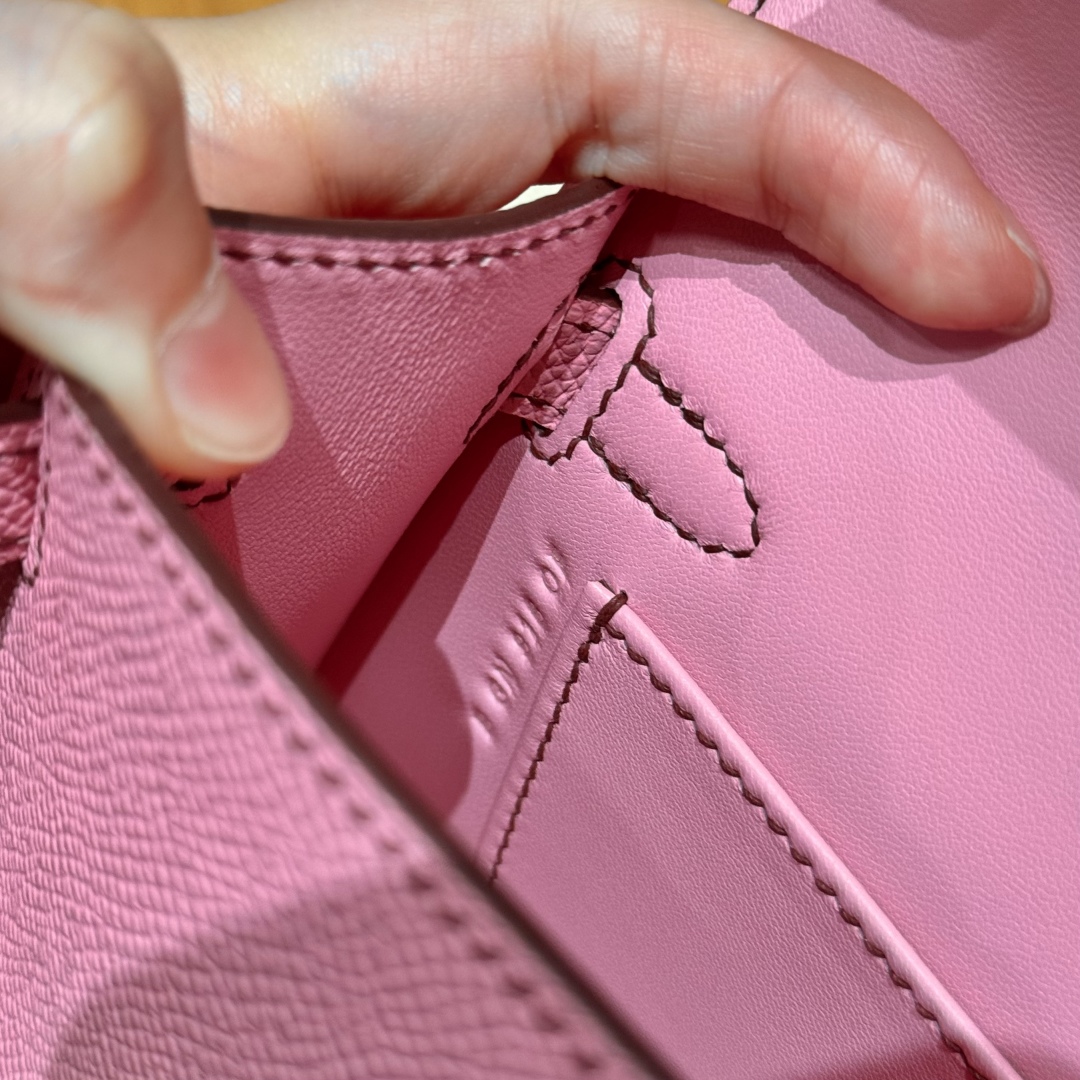 Hermes mini kelly2 5PPink handbag (handmade to order)