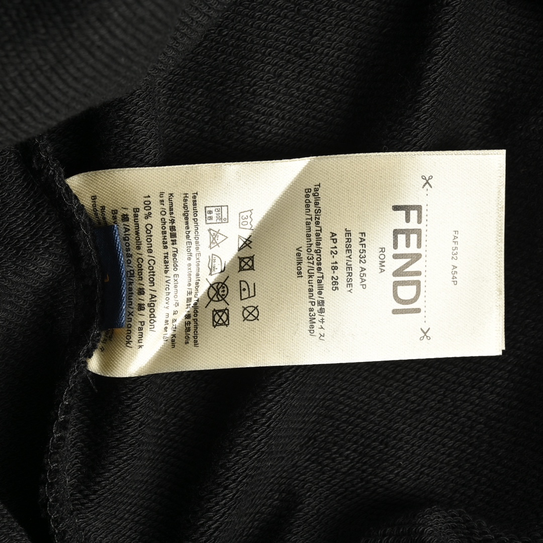Fendi 24Fw FF flocked all-over print trousers