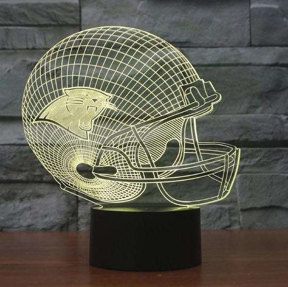 CAROLINA PANTHERS 3D LED LIGHT LAMP