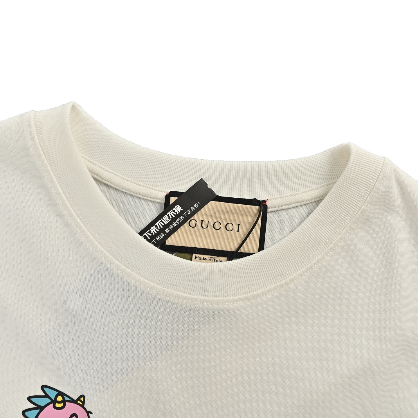 Gucci Bubble Dragon Print Short Sleeve