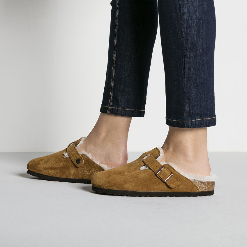 Boston Shearling Suede Leather B-18942