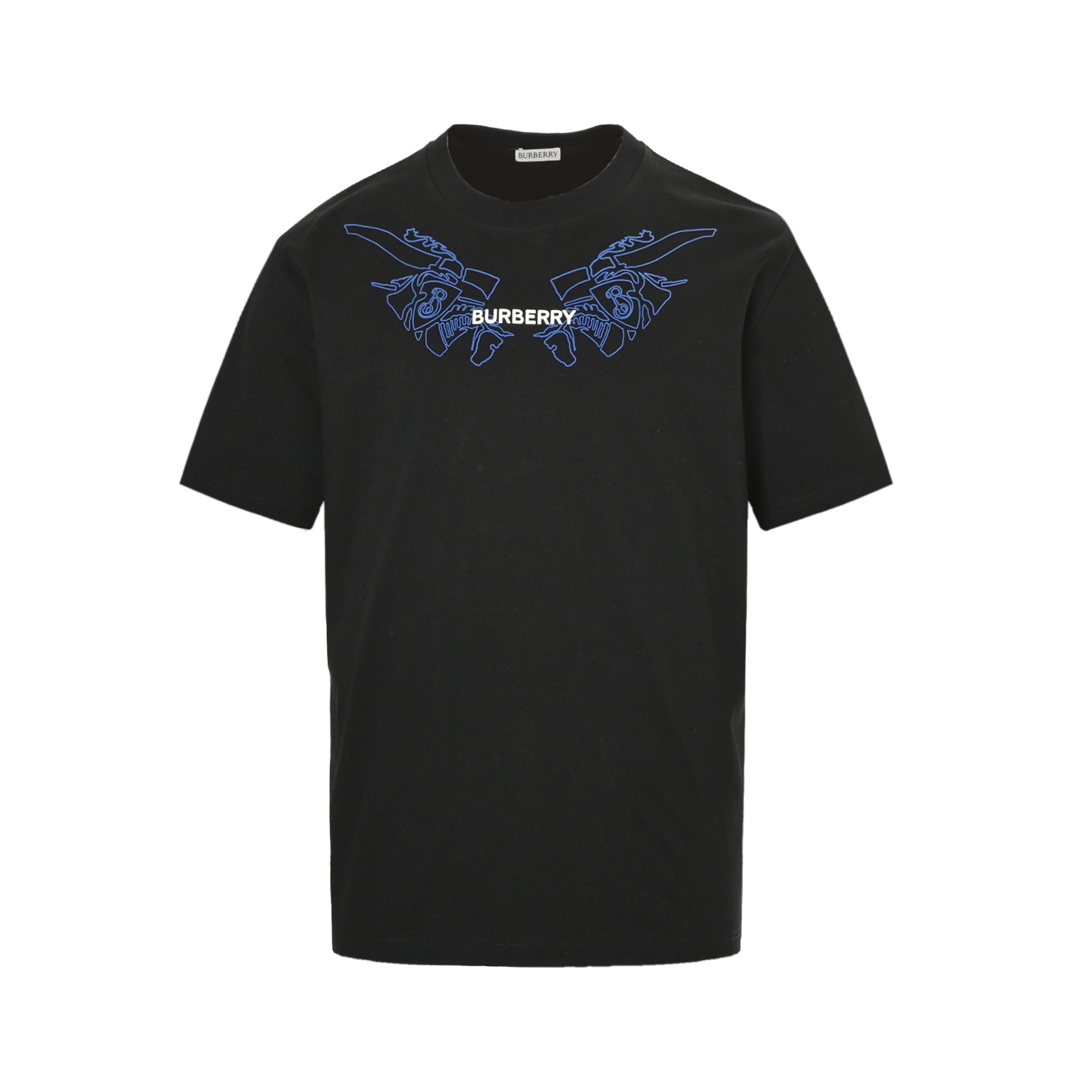 Burberry 25ss collar knight horse print short sleeve