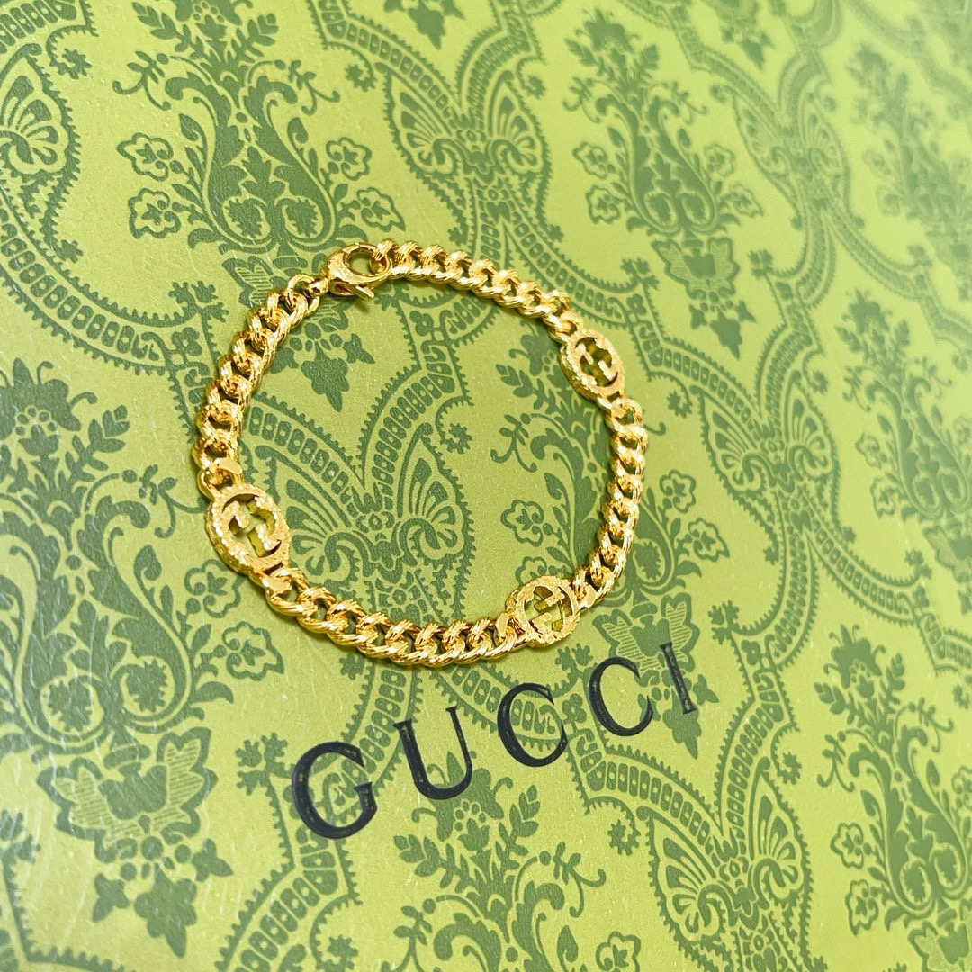 Gucci GG Flat Chain Bracelet