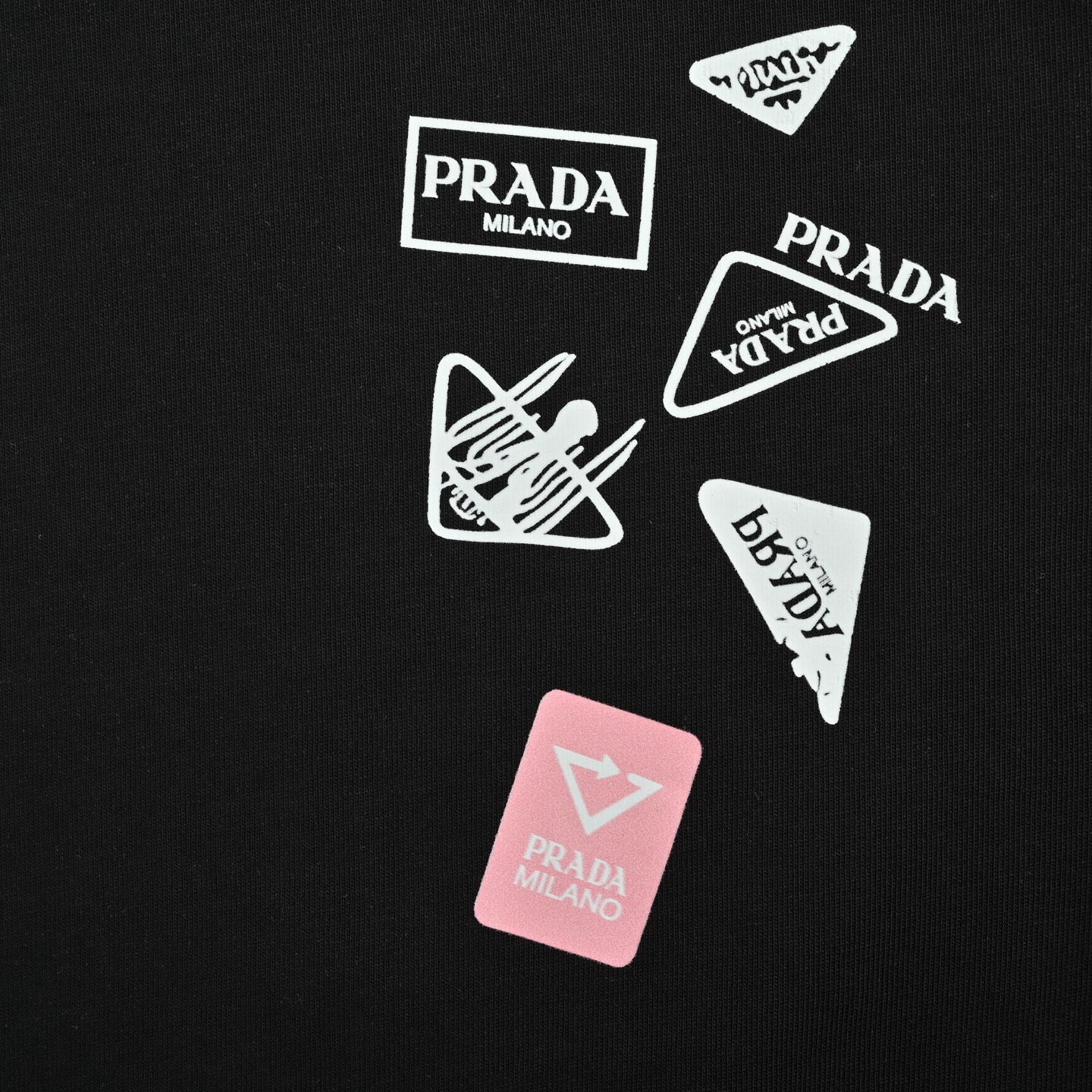 Prada 25ss multi-print short sleeve