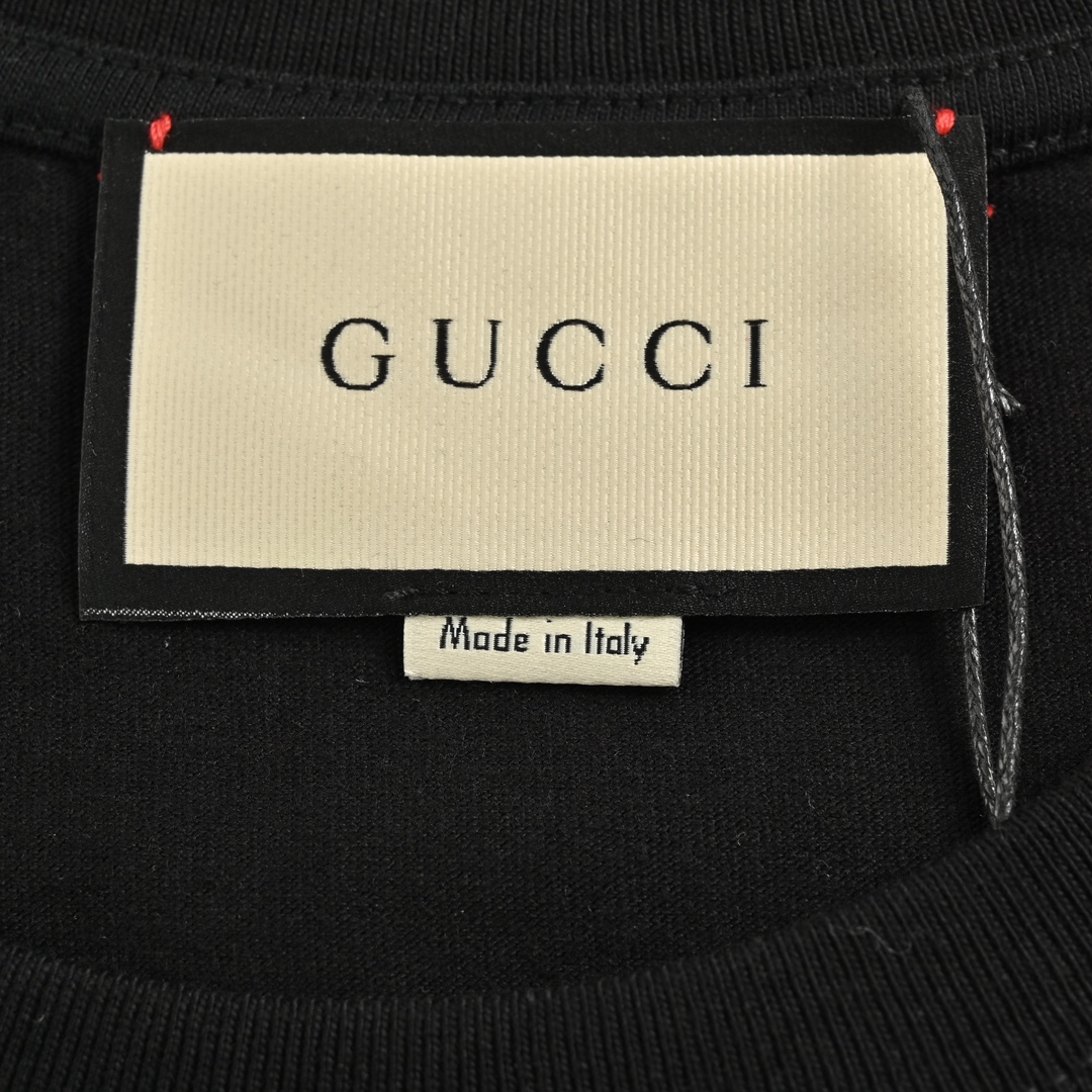 Gucci 24ss Dragon Year Series Cartoon Print Short Sleeve