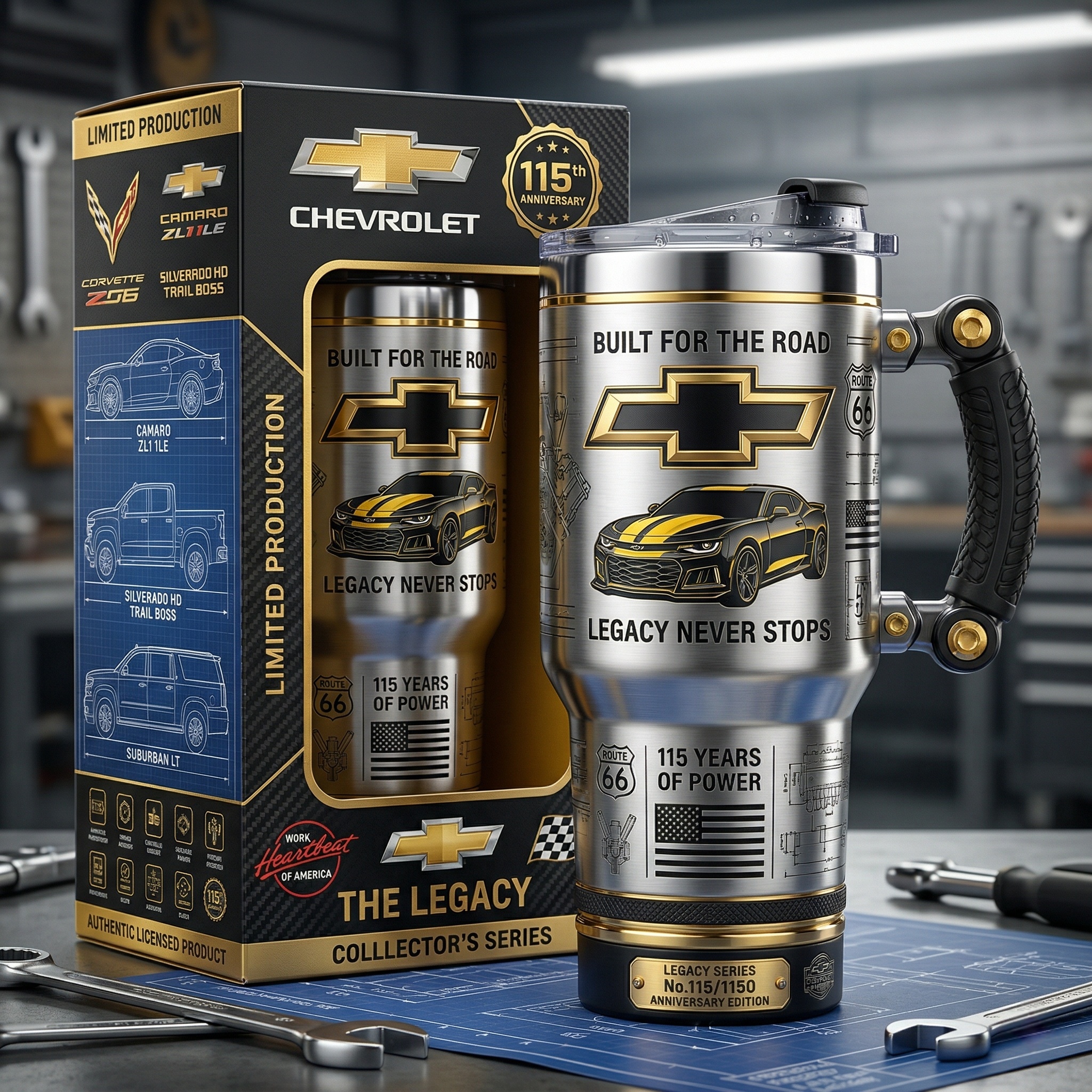 Chevrolet Legacy 115th Anniversary Collector’s Tumbler