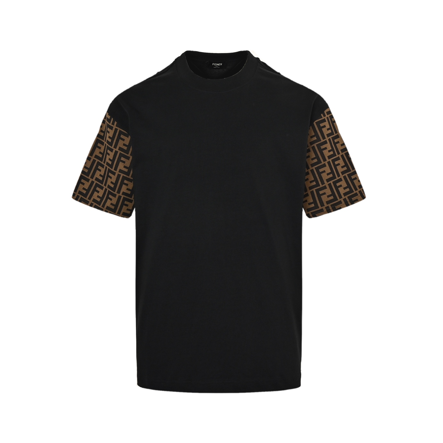 Fendi 25ss arm FF full print stitching short sleeves
