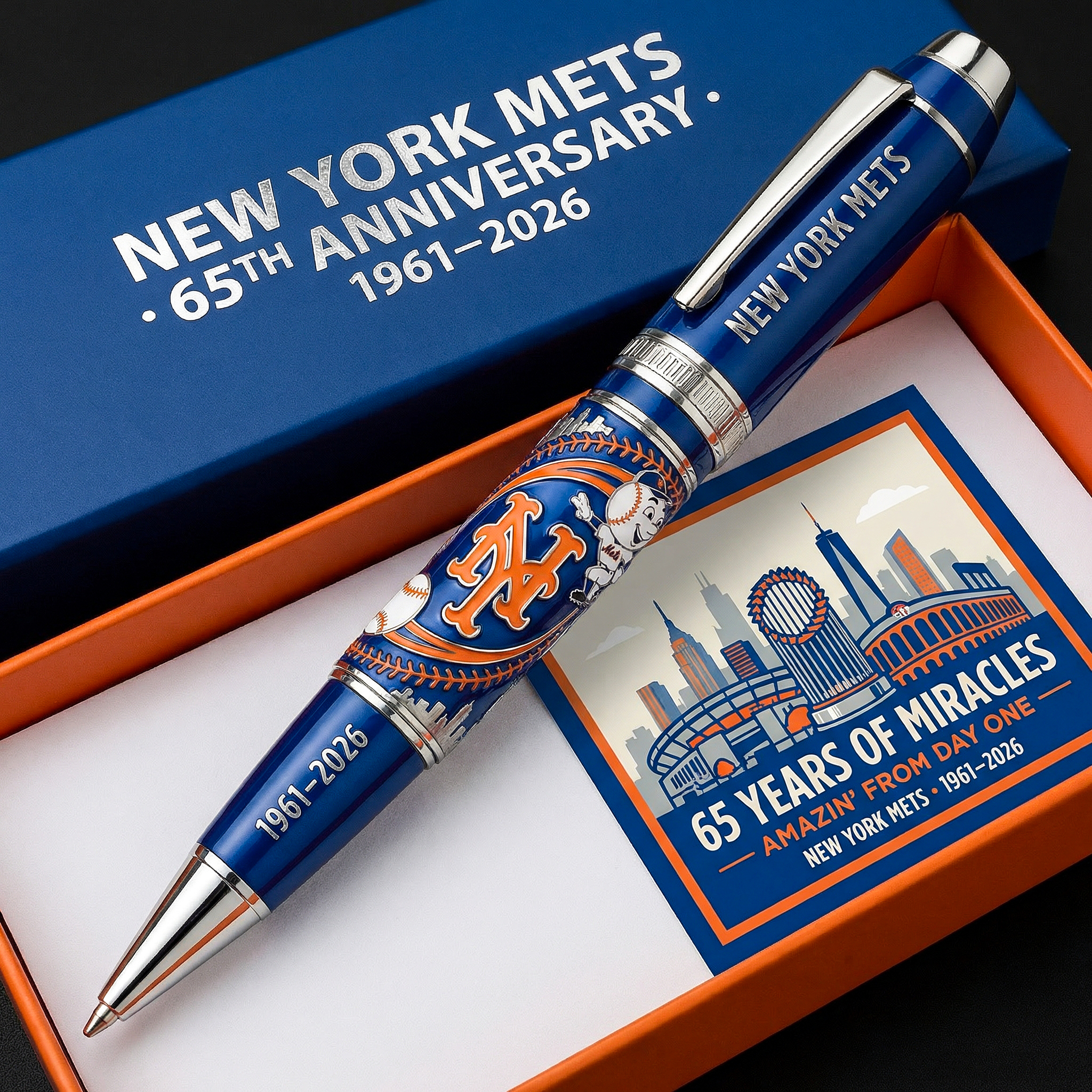 New York Mets 65th Anniversary Commemorative Pen