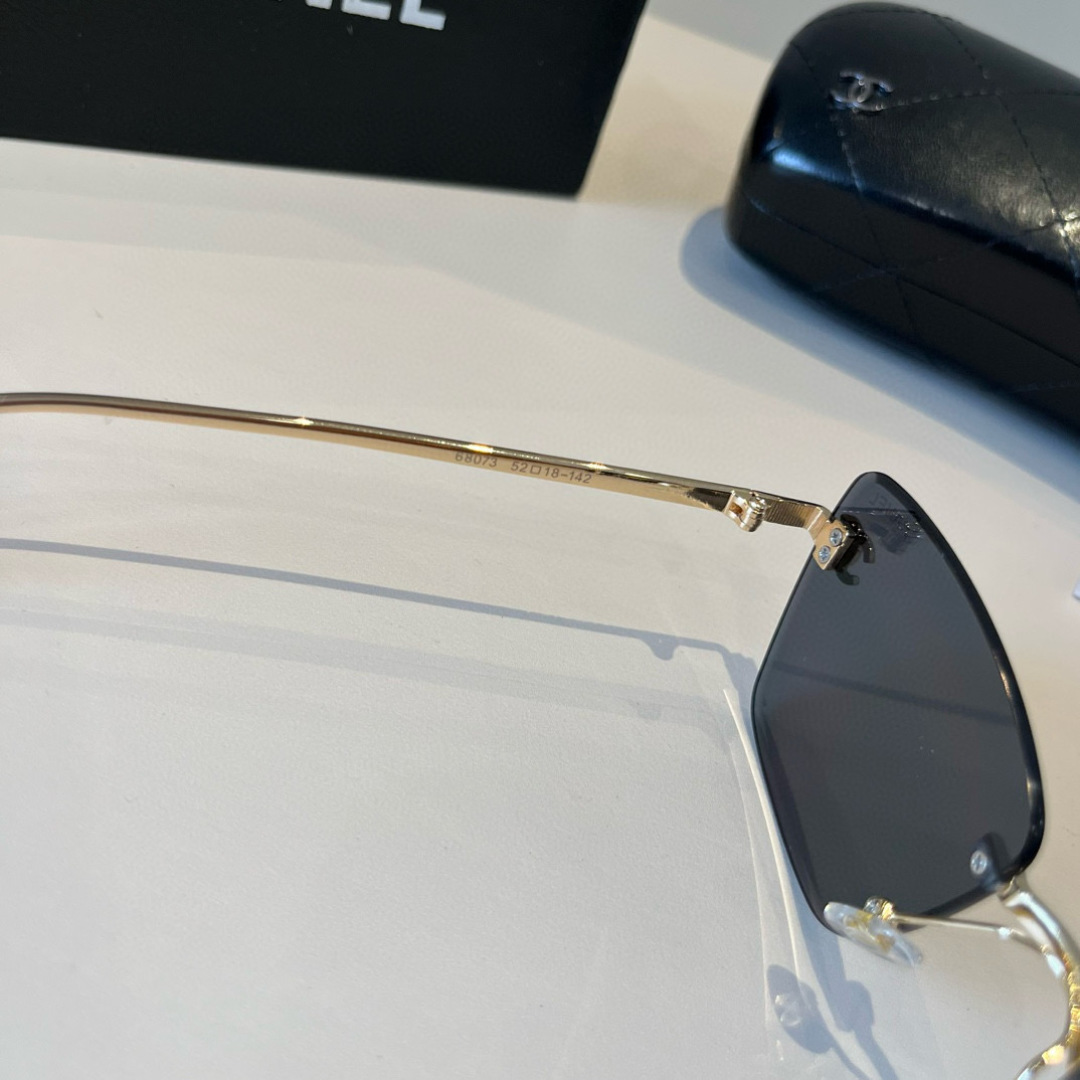 Chanel rimless sunglasses