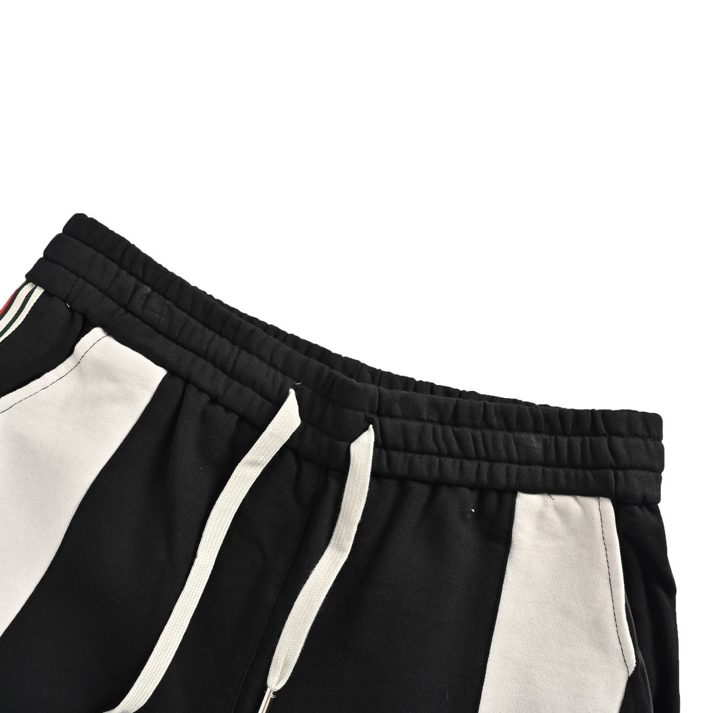 Gucci 25ss patchwork GG embroidered lettering shorts