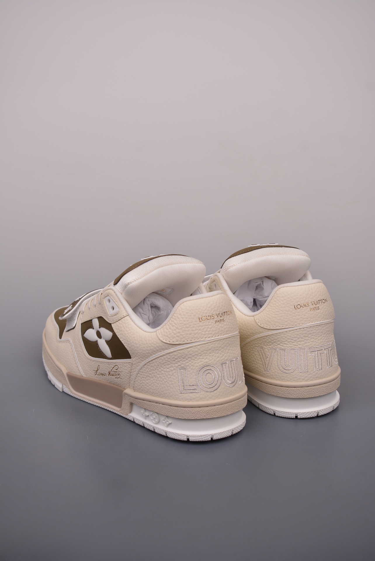 Louis Vuitton Archlight Sneakers Beige, White, Coffee and Green