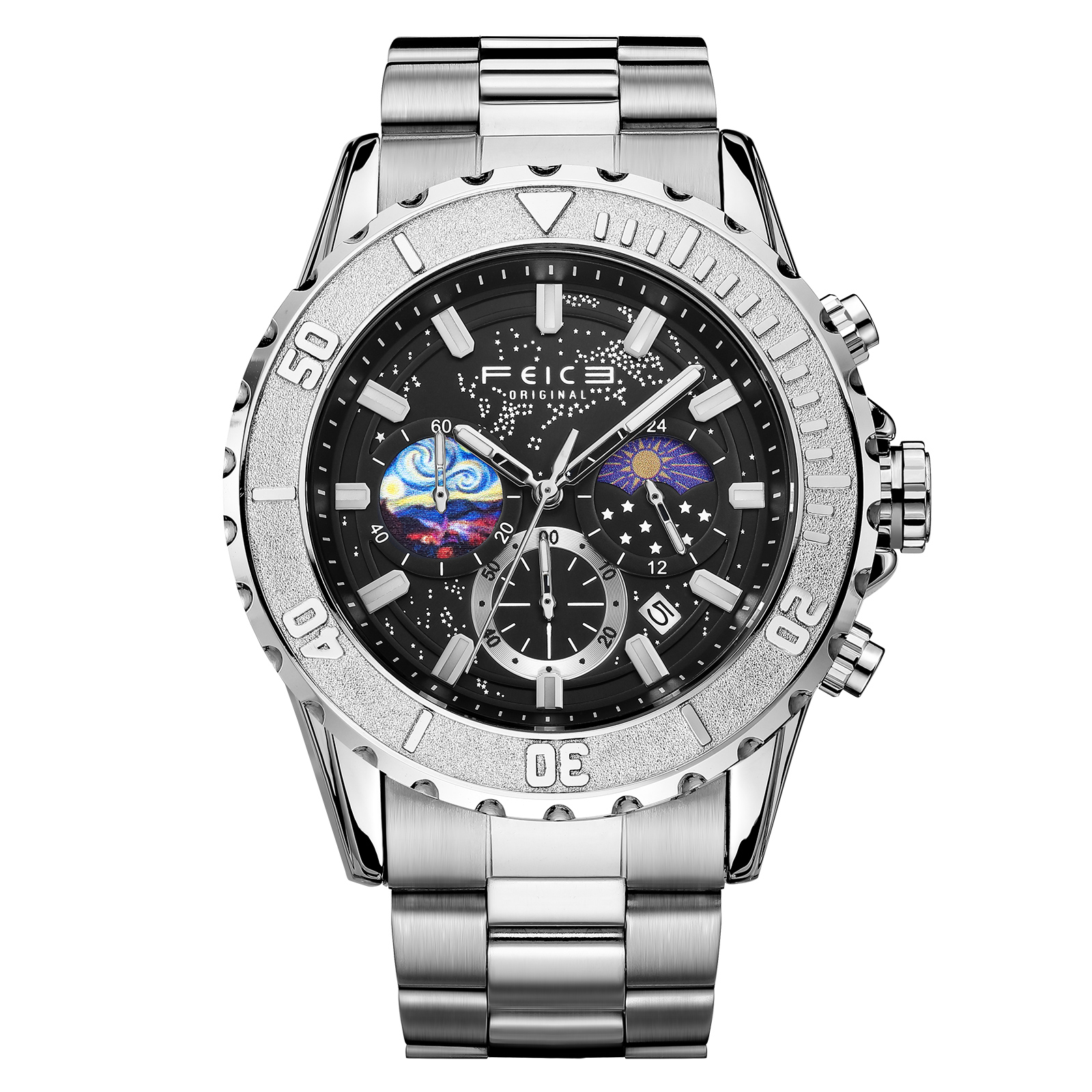 FK131 FEICE Watch Stunning Starry Sky Design