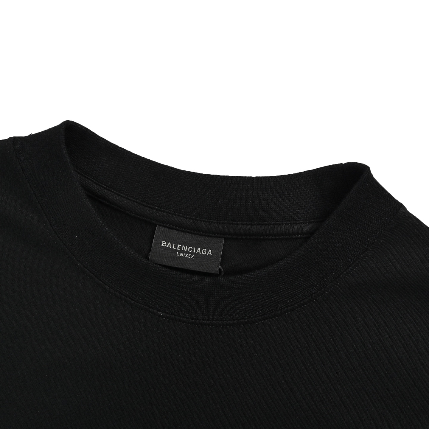 Balenciaga Script Letters Foam Print Short Sleeve