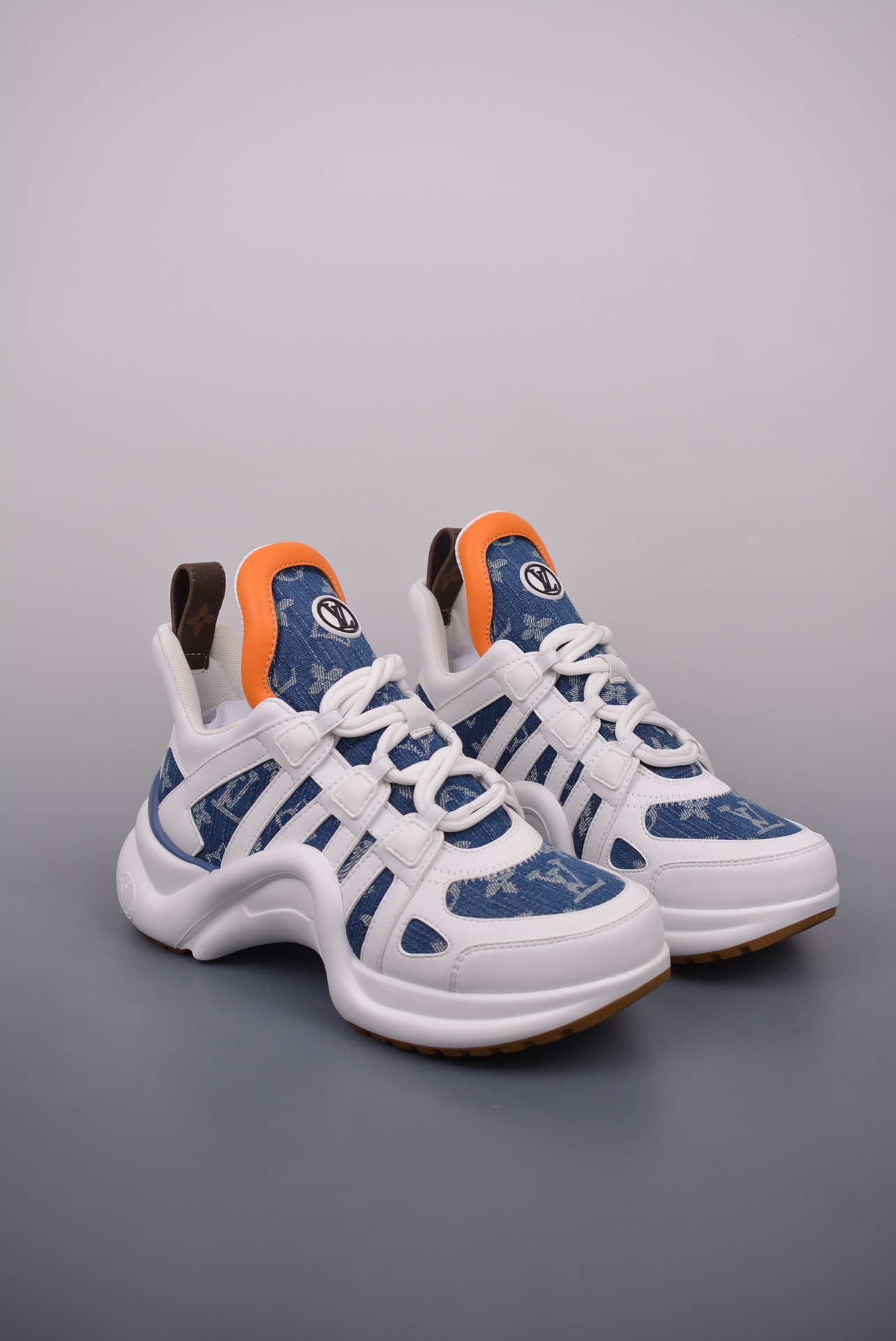Louis Vuitton Archlight Sneakers Denim Blue White