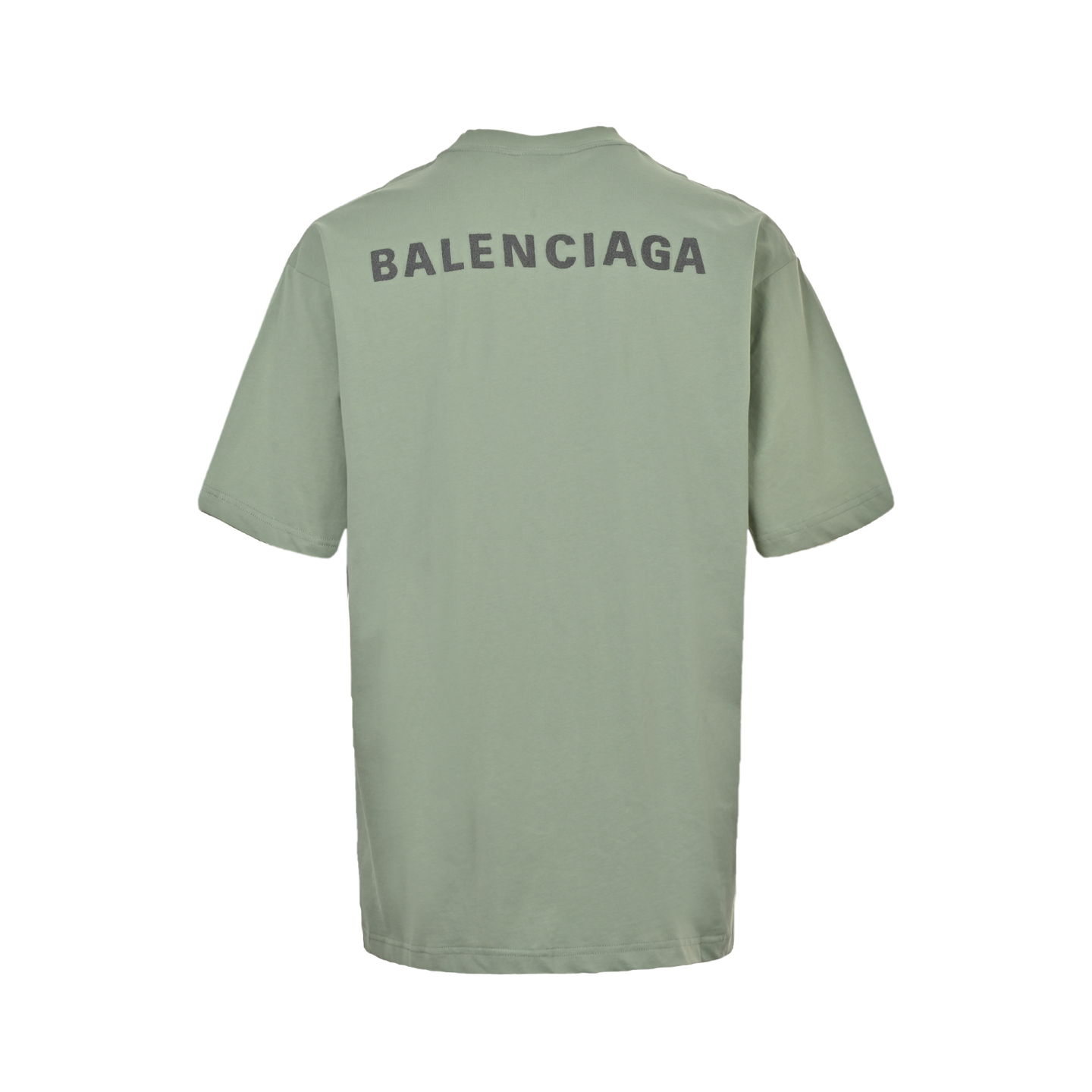 Balenciaga 25ss front and back embroidered lettering short sleeves