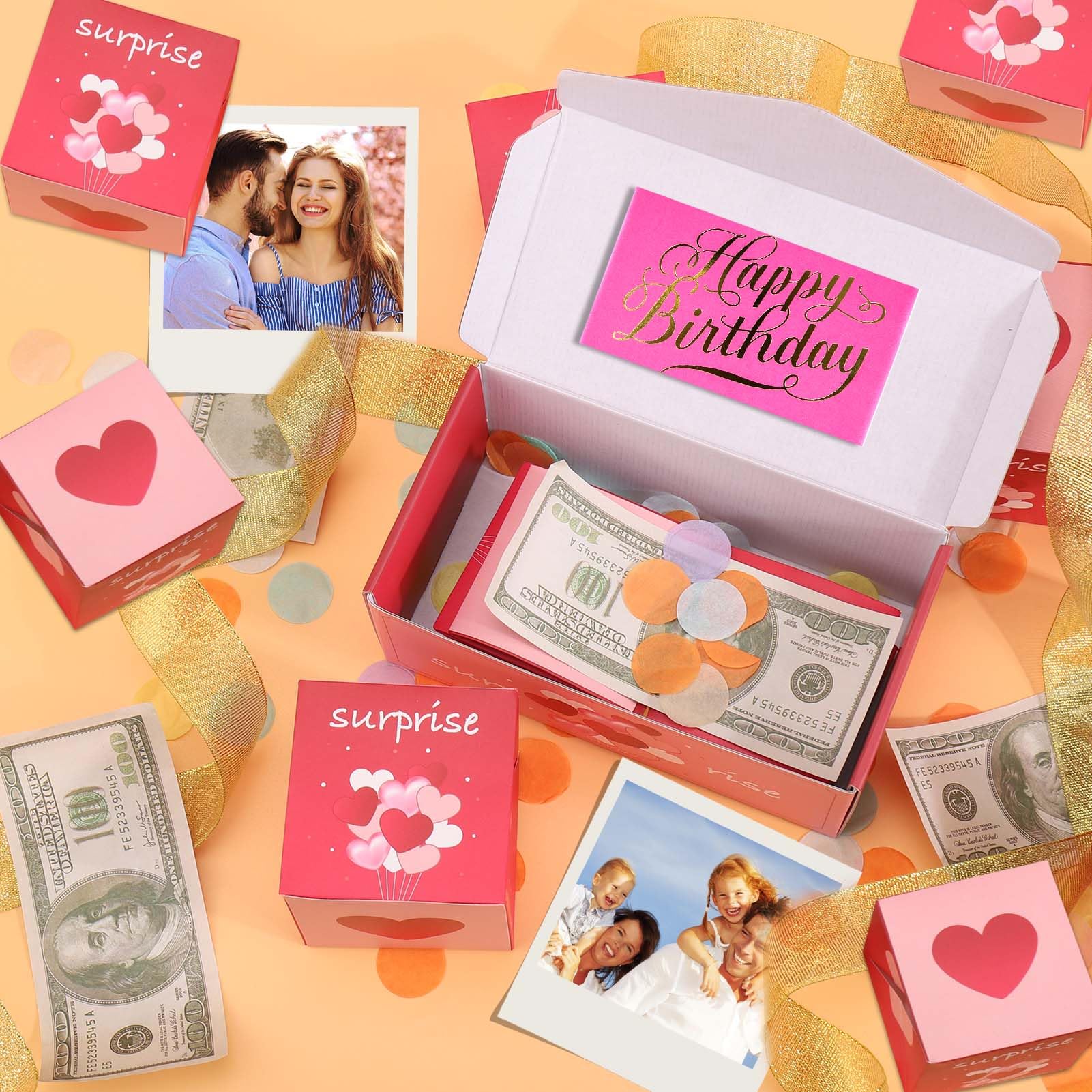 🎄2023 Christmas Sale 🎁Surprise Bouncing Gift Box With Gift Bag