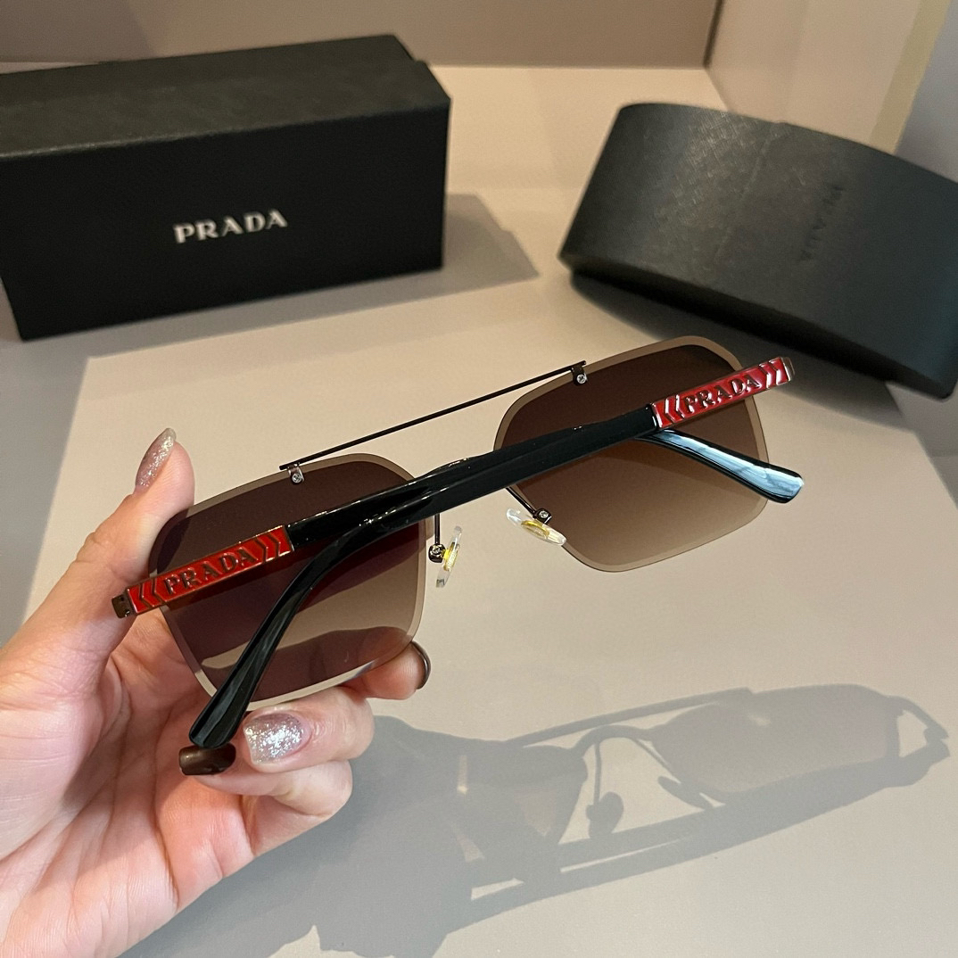 Prada rimless sunglasses