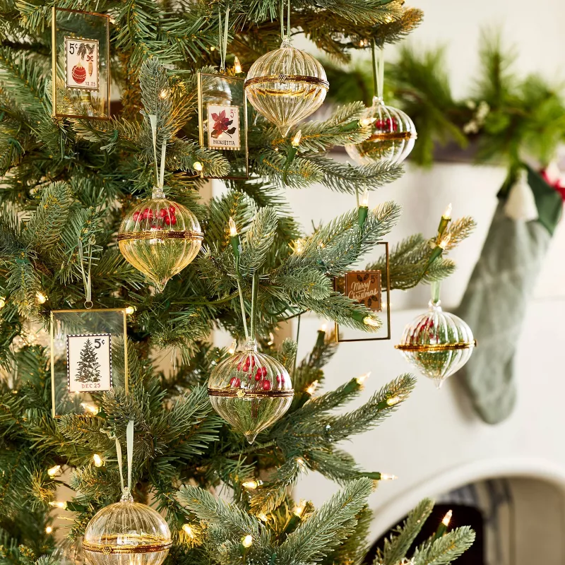 🎅EARLY XMAS SALE - 60% OFF🎅Ornate Hinged Glass Christmas Tree Ornaments