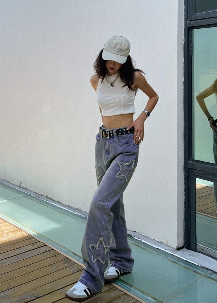 Streetwear Star Jeans