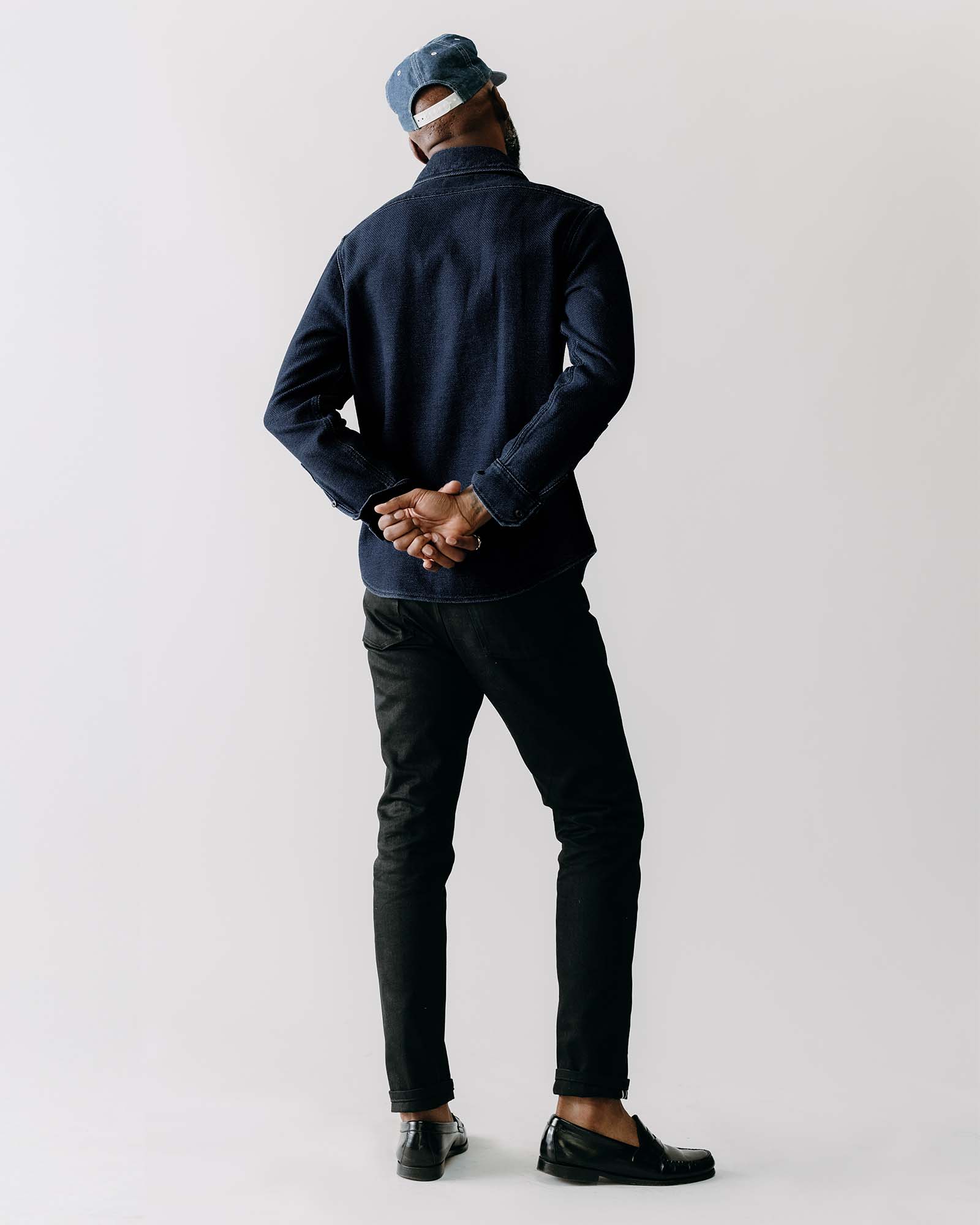 The Division Shirt in Rinsed Indigo