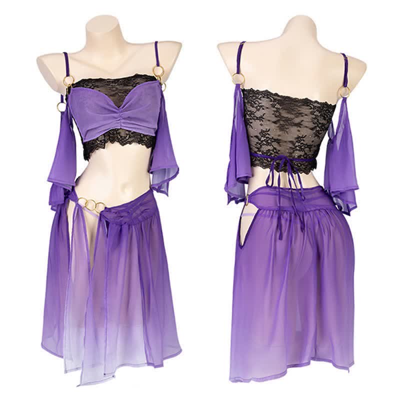 Sexy Lingerie See-through Slip Dress
