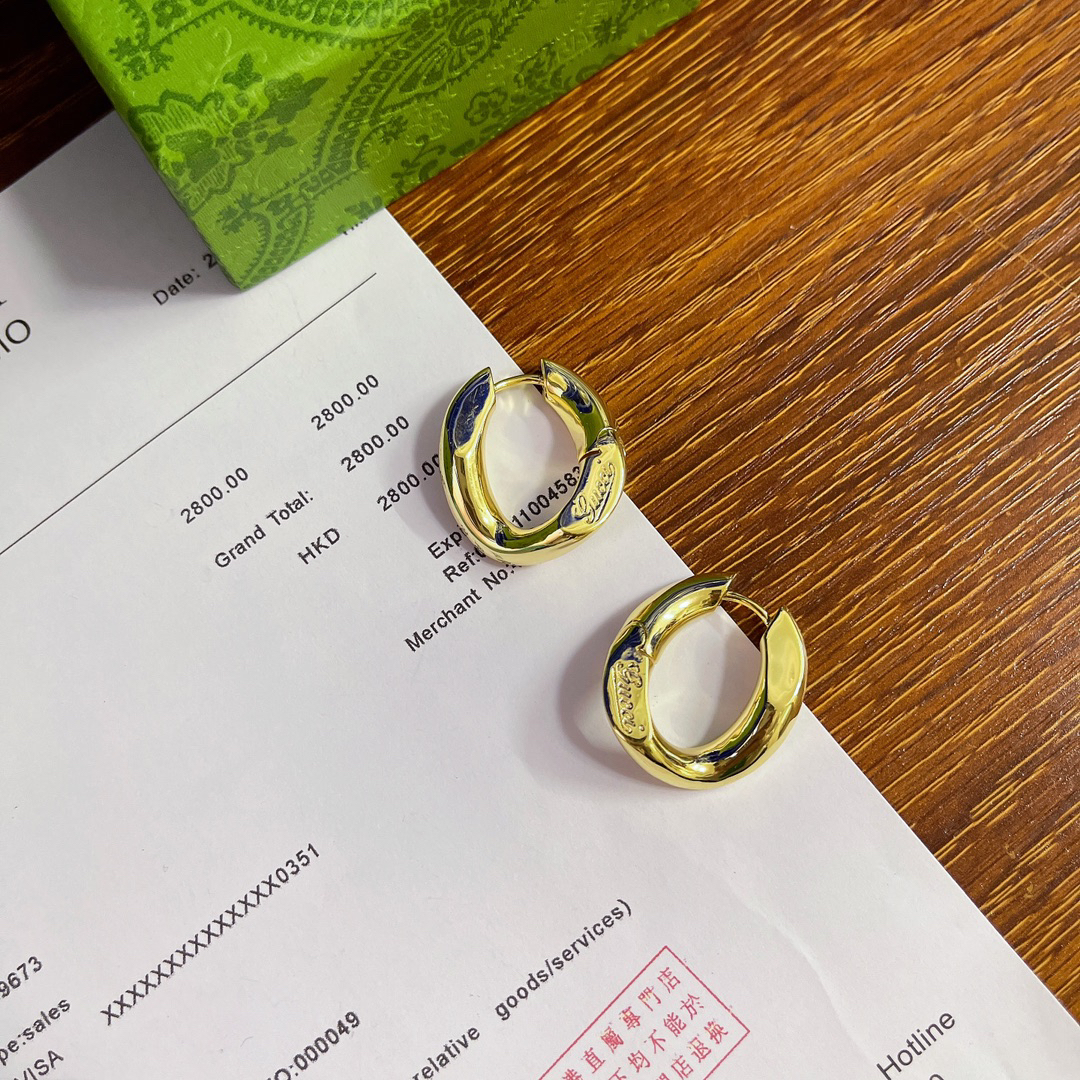 Gucci gold-tone earrings