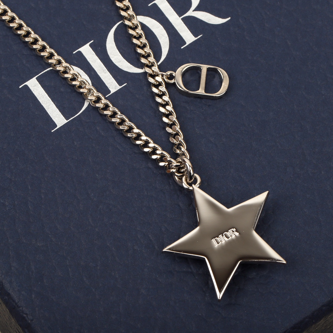 Dior Pentagram Necklace
