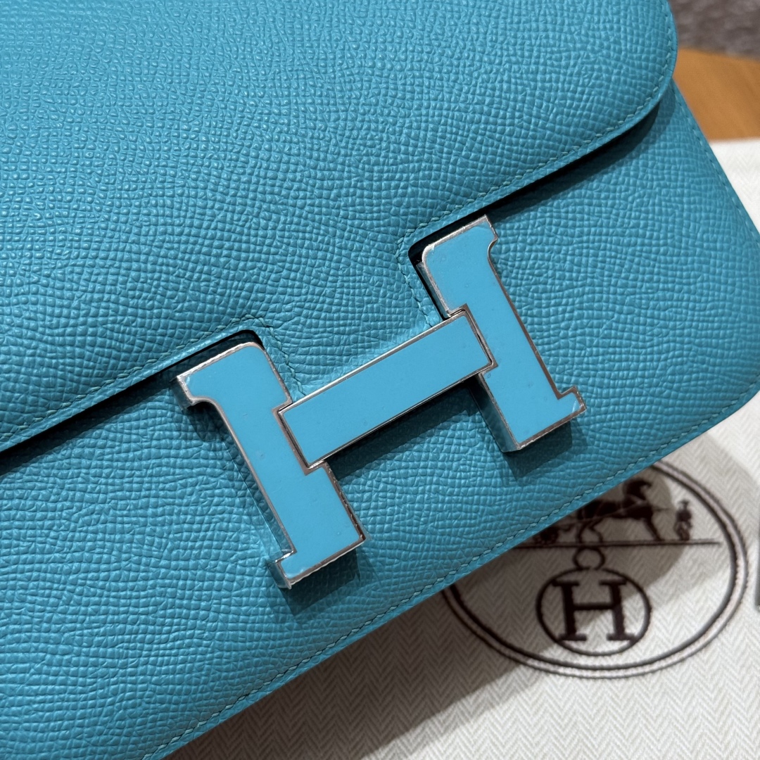 Hermès Constance 7FBlue paon handbag (handmade to order)