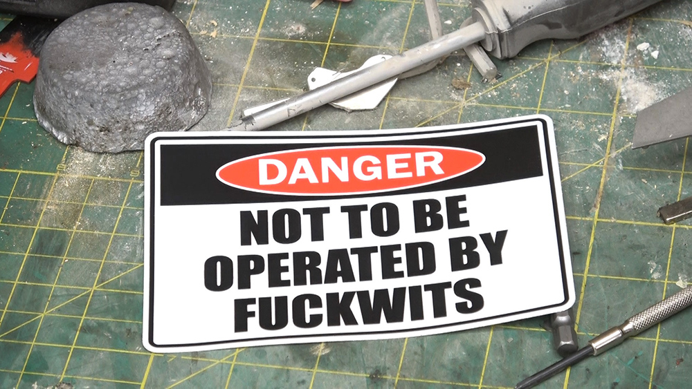 WARNING! Stickers