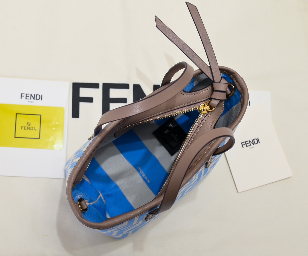FENDI Monogram Roll Mini Vegetable Basket 7723