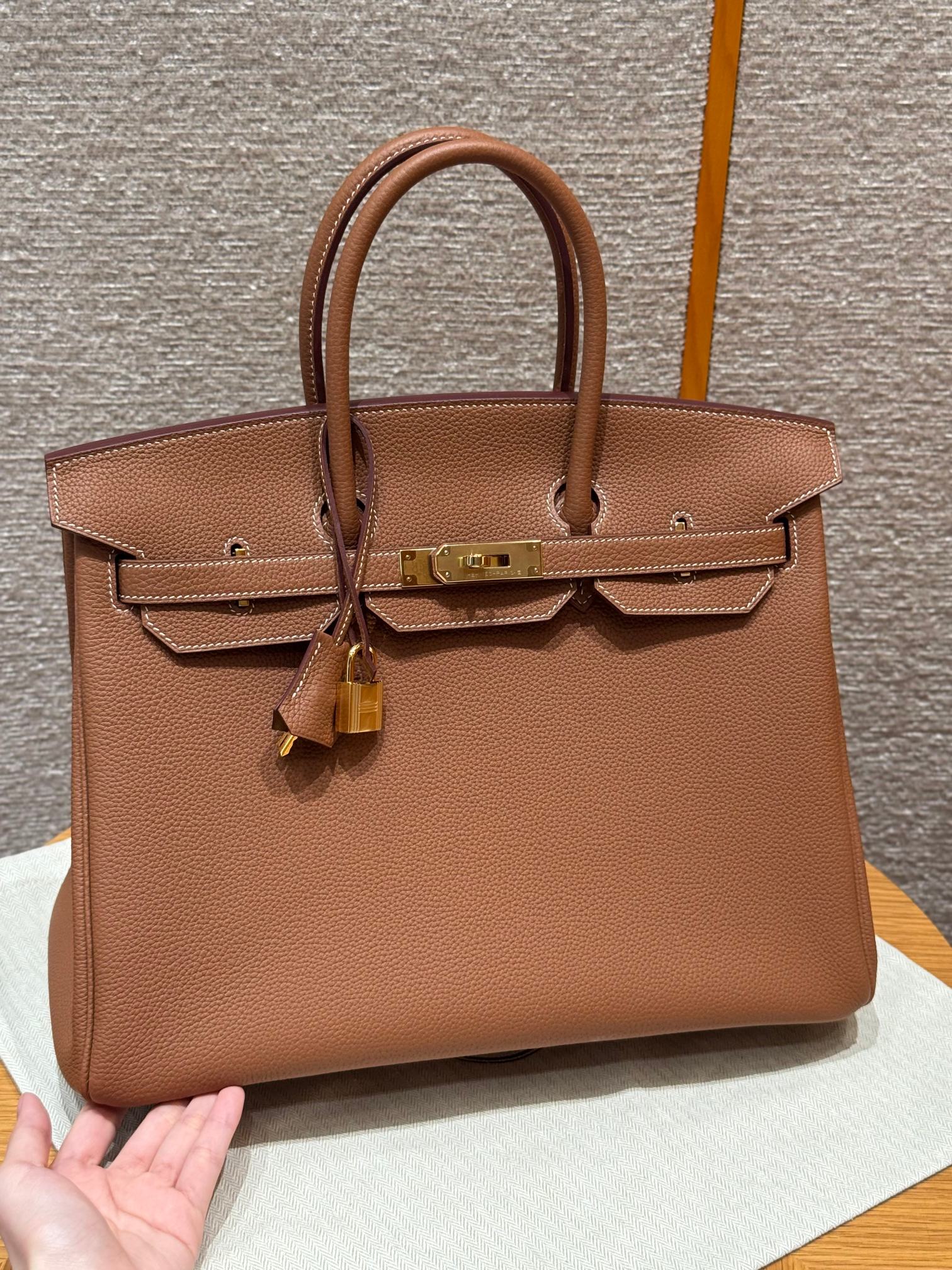 Hermes Birkin 37gold handbag (handmade to order)