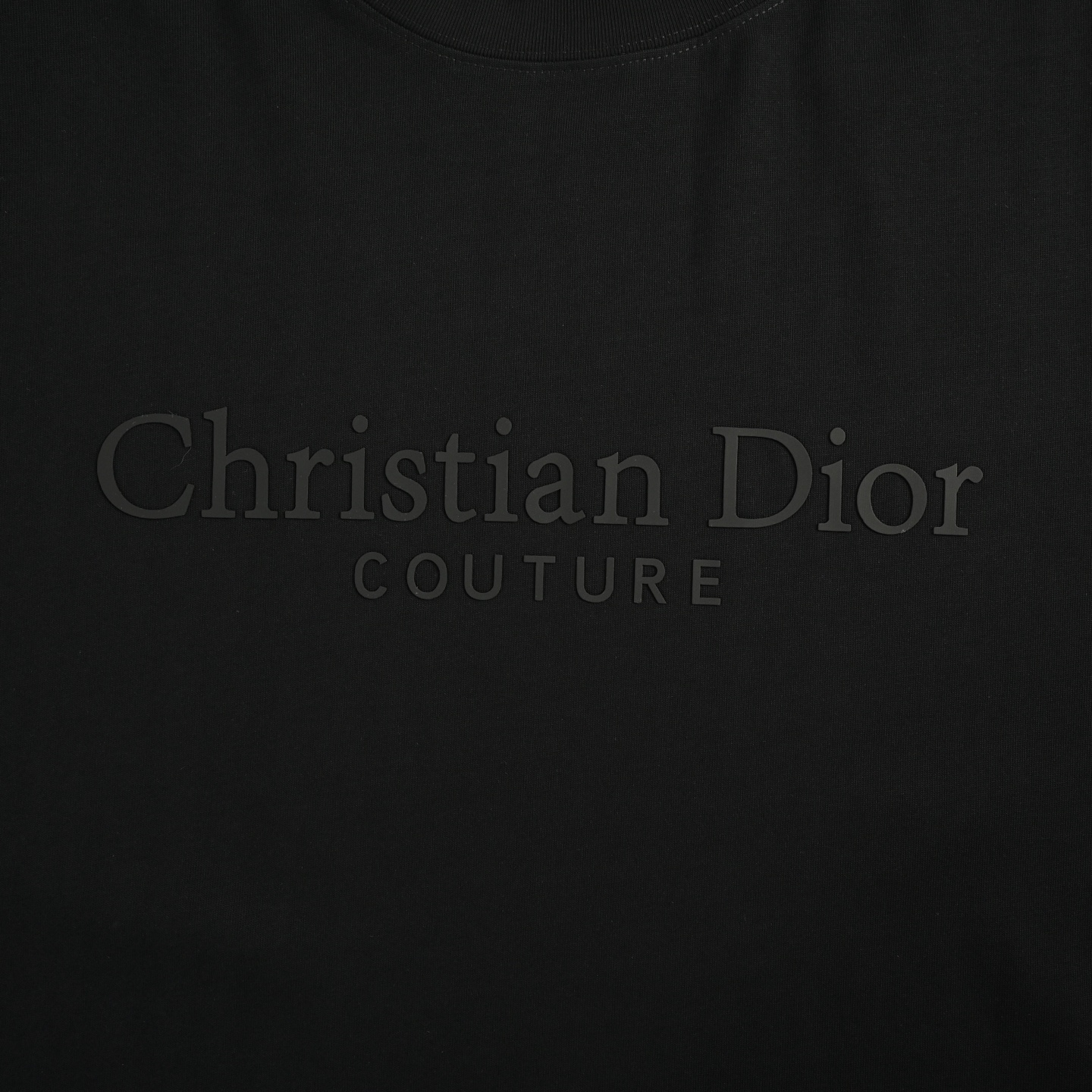 Dior 25ss large letter embossed new floral short sleeve