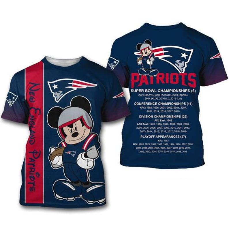 NEW ENGLAND PATRIOTS 3D T-SHIRT NEP022