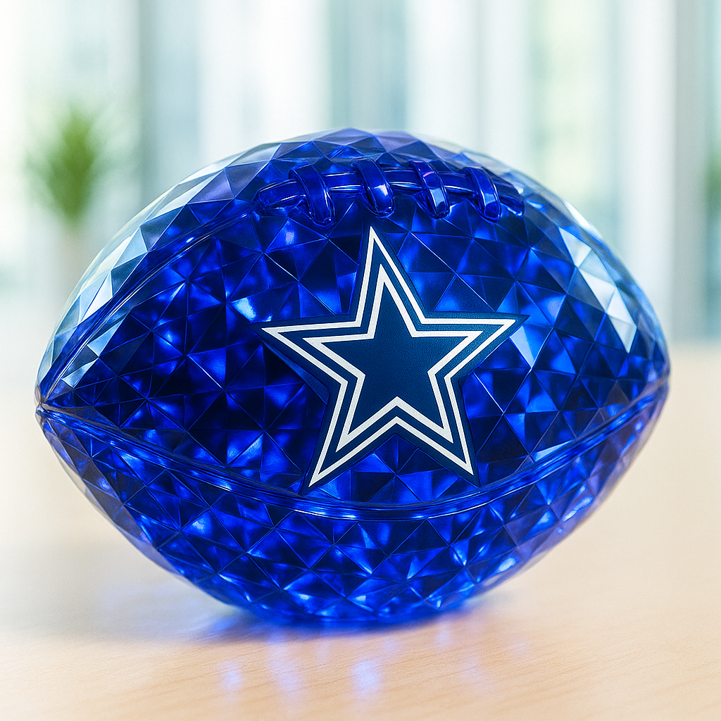 NFL Crystal Football Sculpture