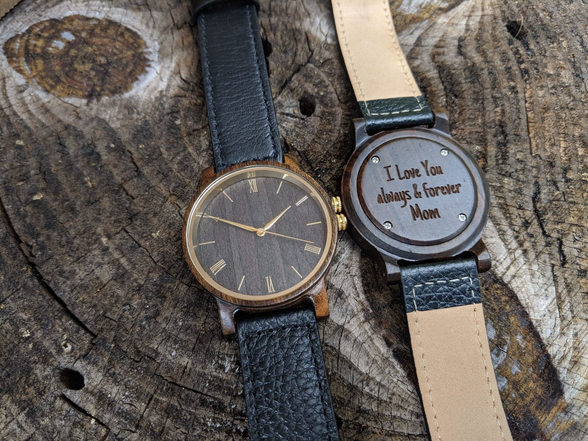 Wooden Watches Black Arce