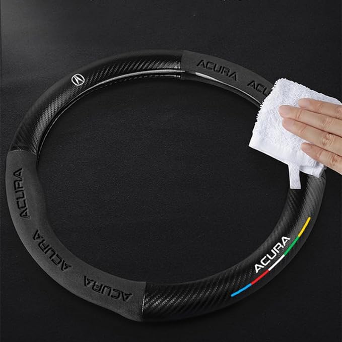 Leather Car Steering Wheel Cover