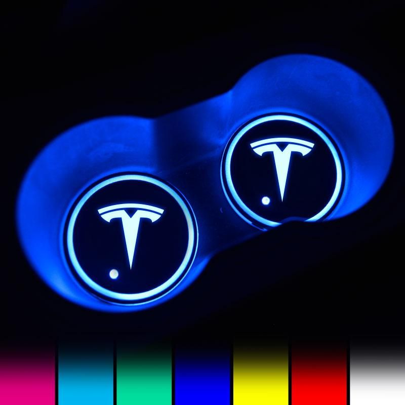 🚗Rainbow Light LED Car Coaster