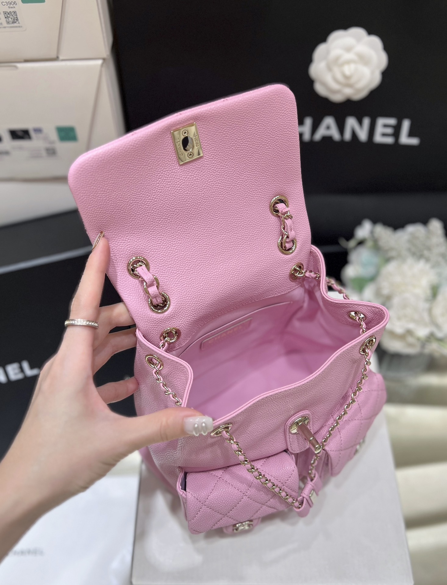 Chanel 24A duma backpack AS3860 00158
