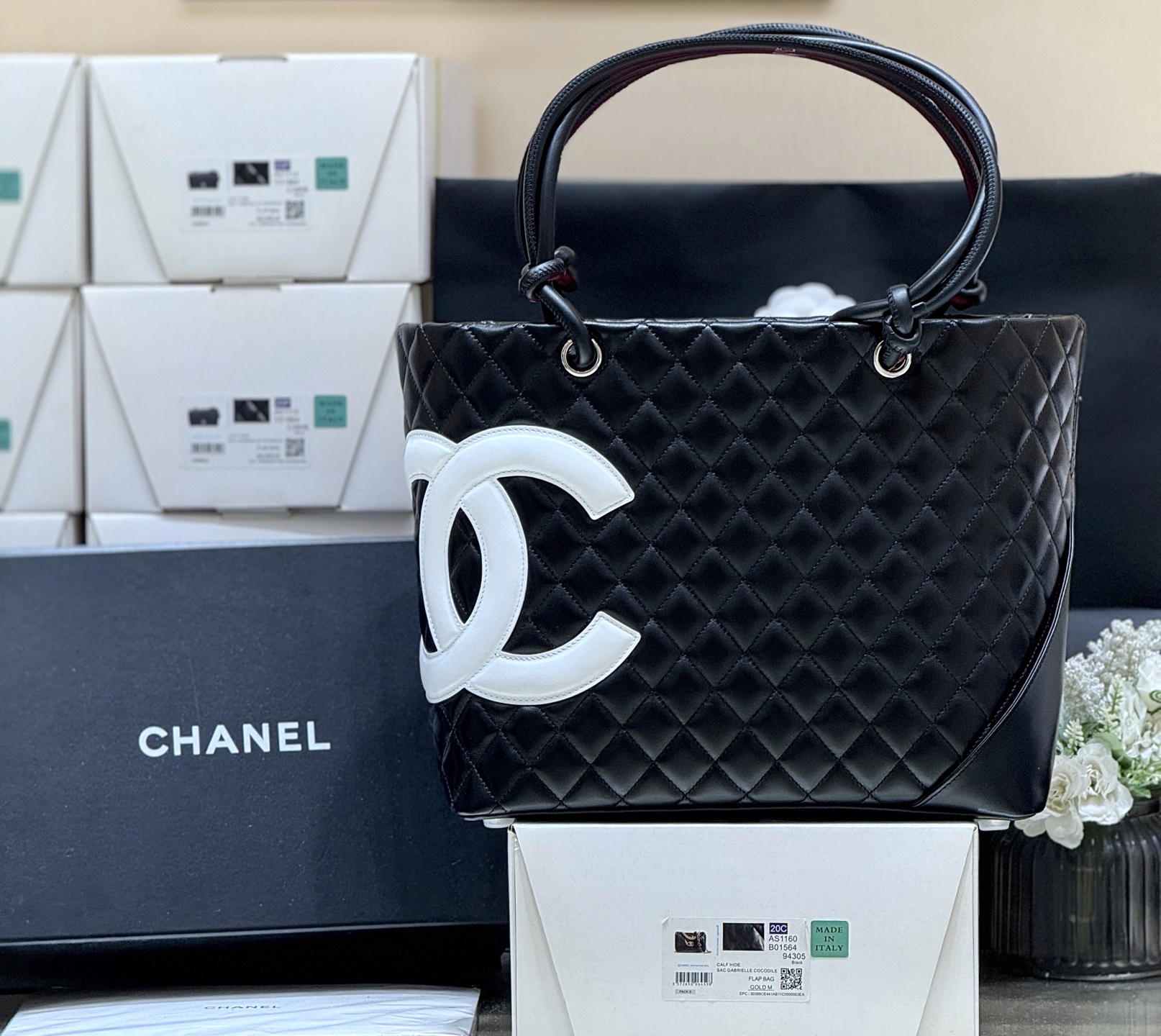 Chanel used Cambon tote A29795 00158