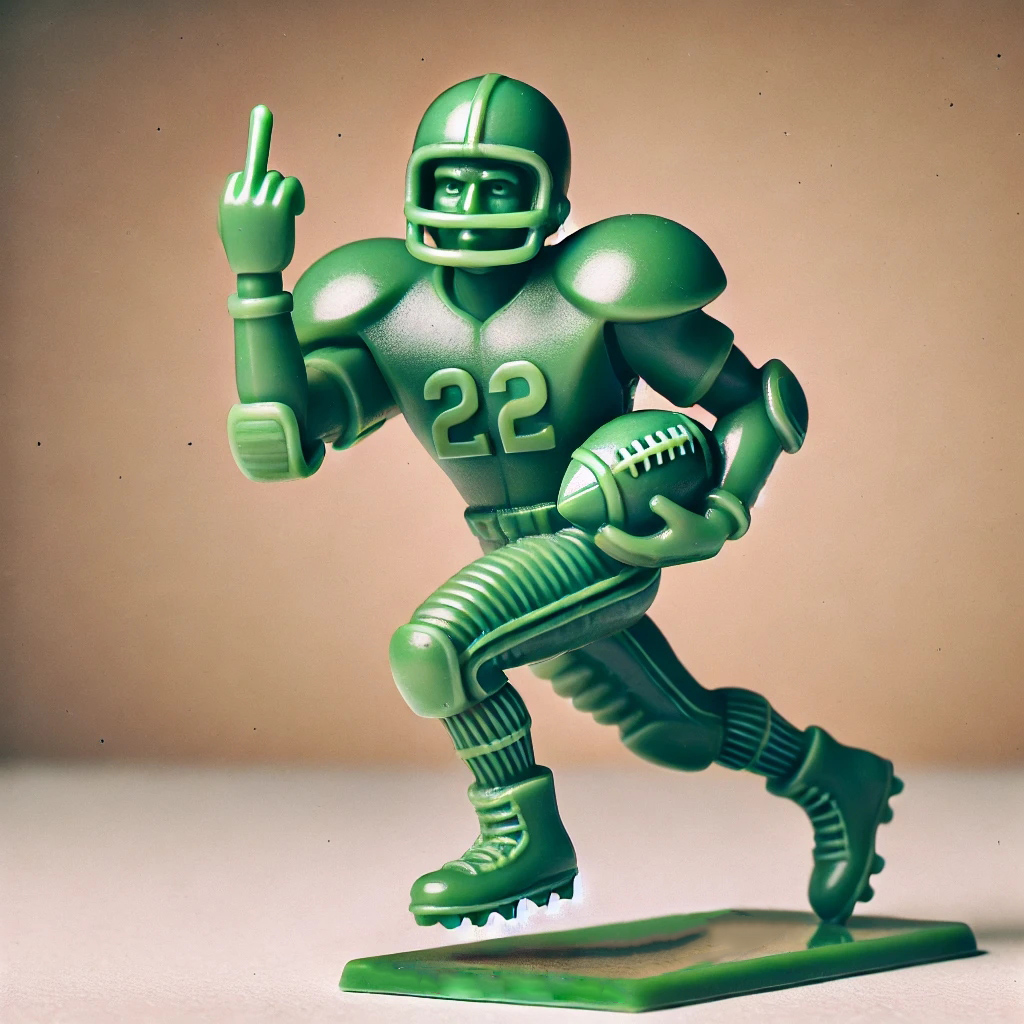 Funny football player