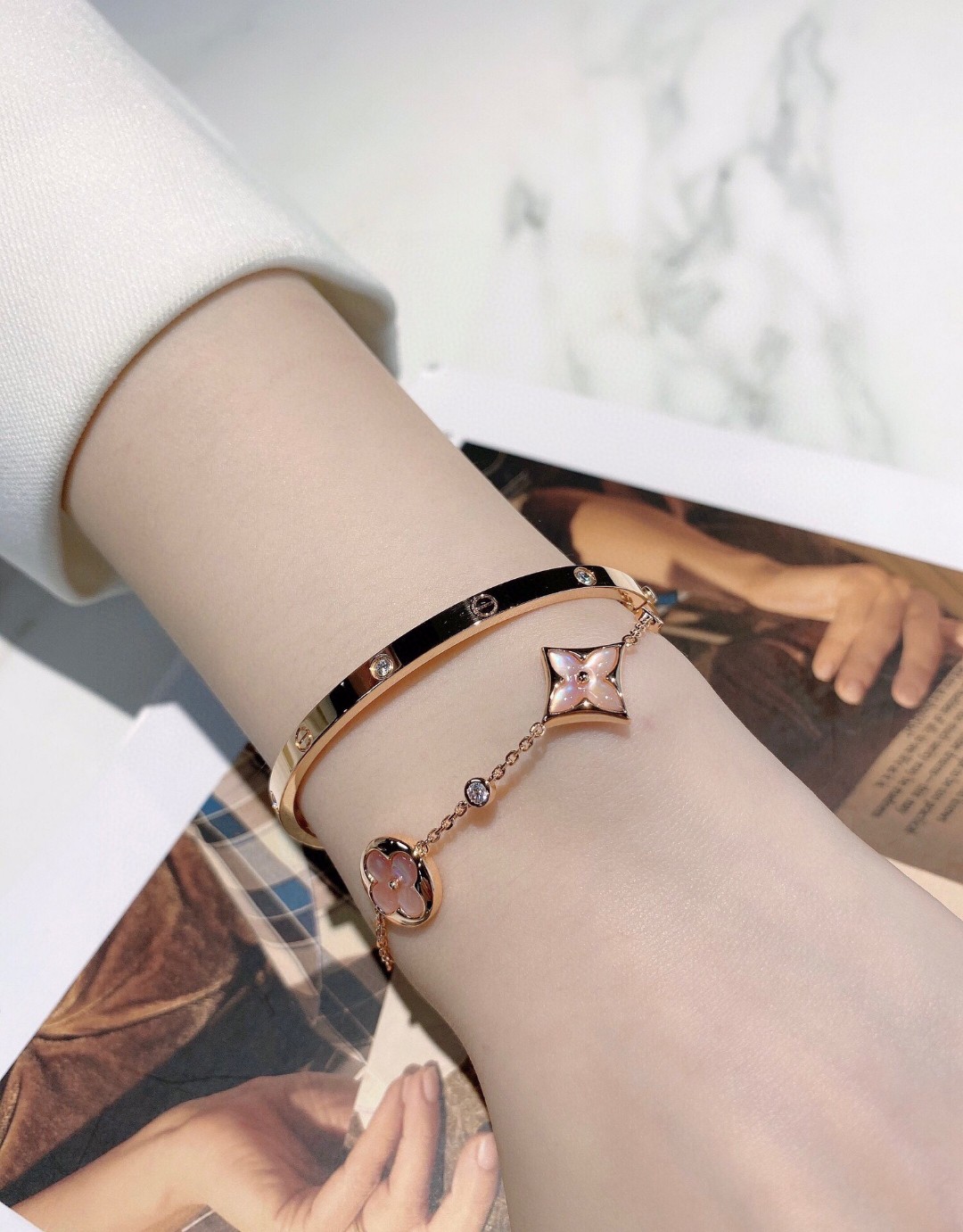 Louis Vuitton Four Flower Bracelet