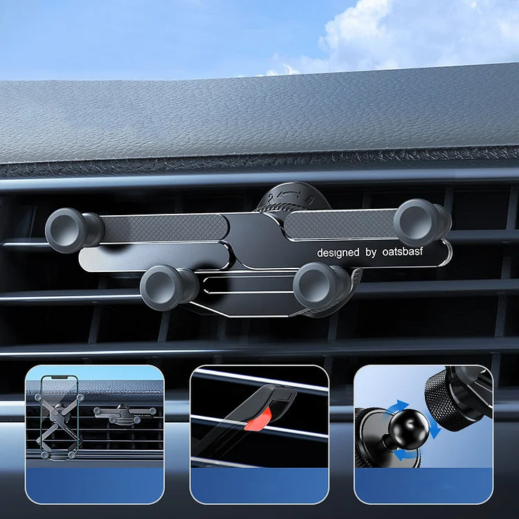 🔥Last Day Promotion-59% OFF🔥Invisible Rotatable Air Vent Mount Car Phone Holder