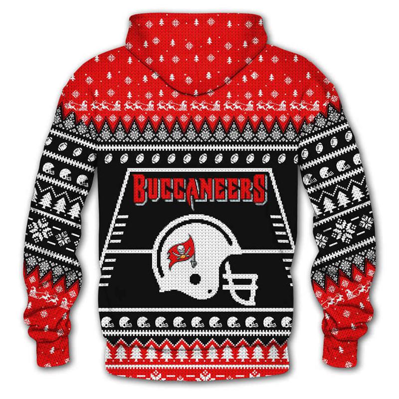TAMPA BAY BUCCANEERS 3D CHRISTMAS HOODIE ABC02