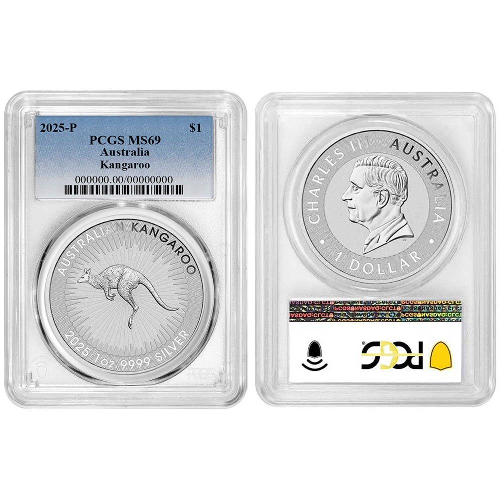 2025 Australia 1 oz Silver Kangaroo Coin BU Limited-time release price