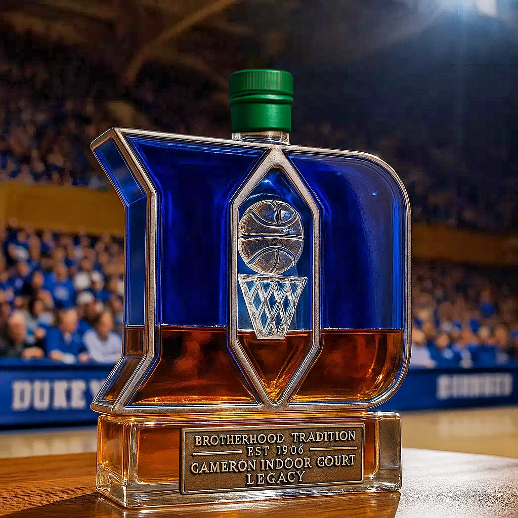 Cameron Legacy Pour——Duke Blue Devils Whiskey Bottle