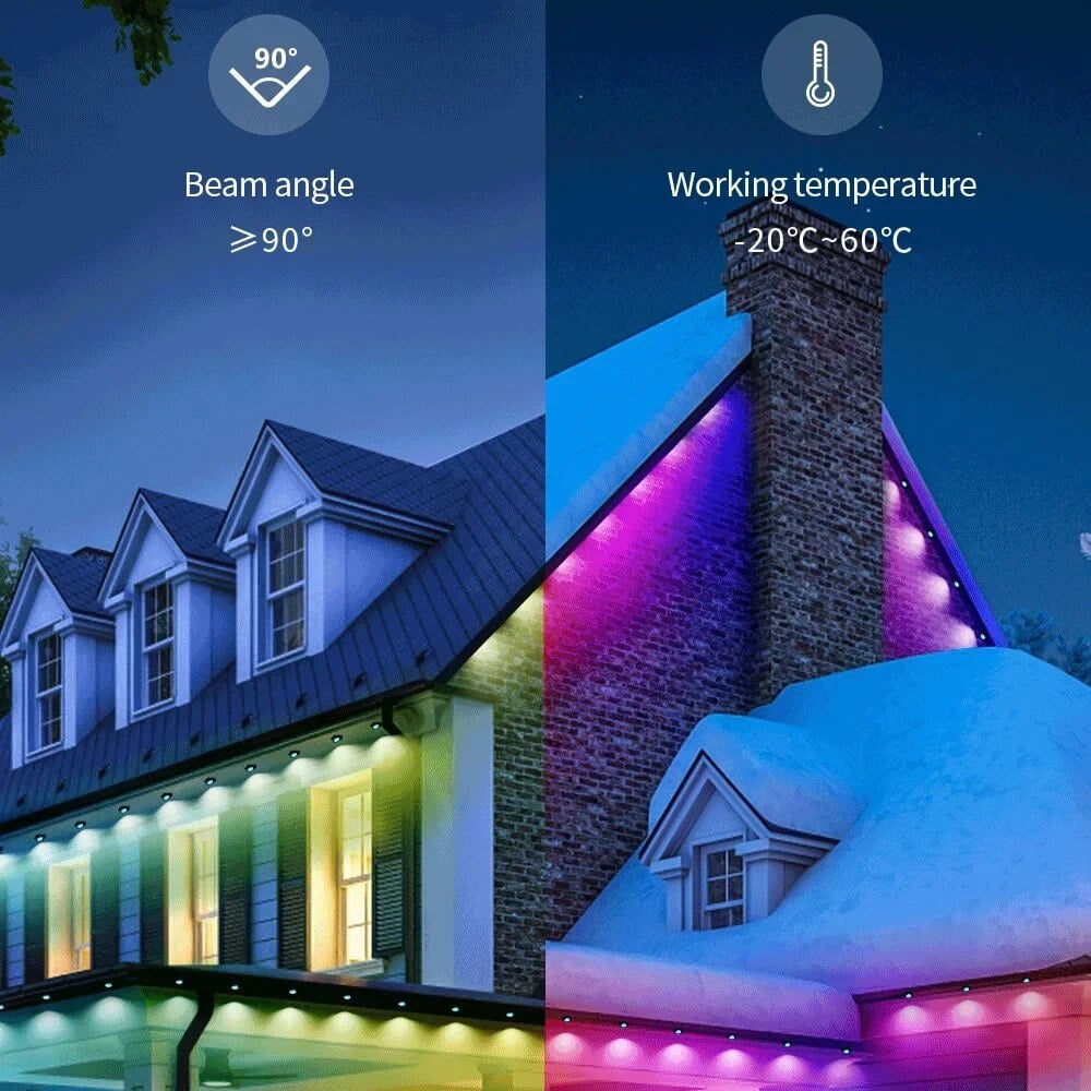 🔥LAST DAY 49% OFF 🔥2024 Outdoor Waterproof WiFi Bluetooth Smart Led Strip Light💡