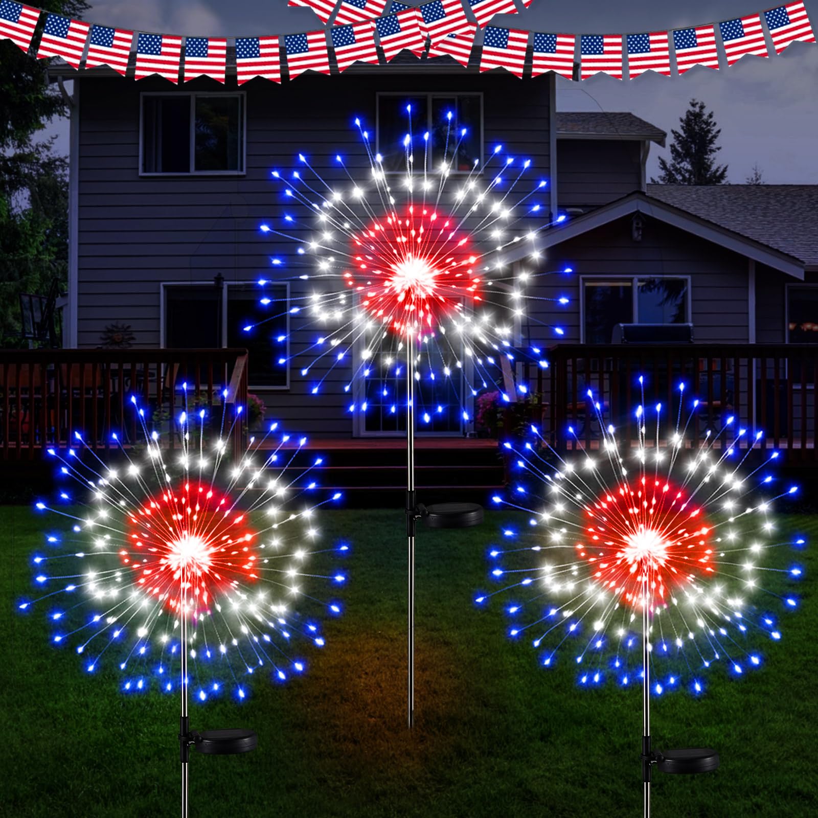 🔥Last Day 50% OFF🔥4th of July Solar Firework Lights