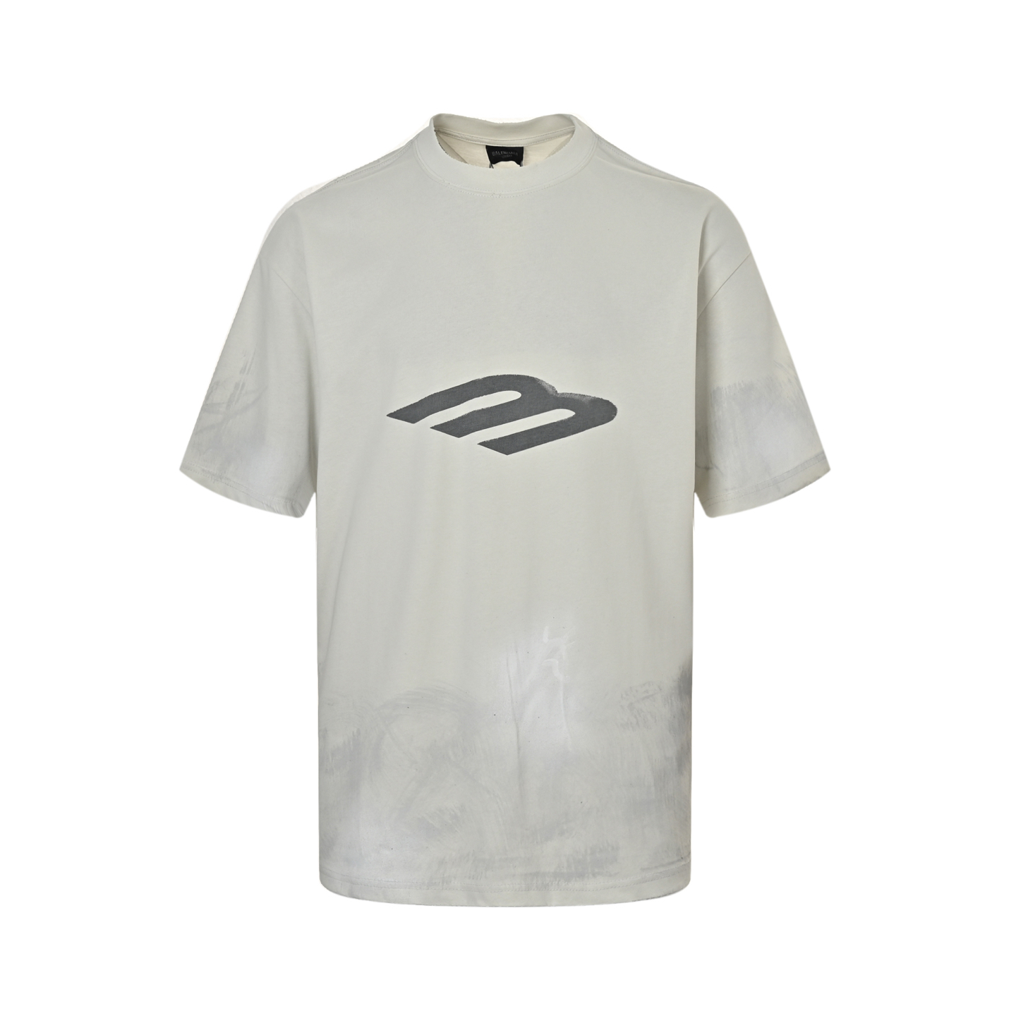 Balenciaga 24ss 3M printed distressed short sleeves